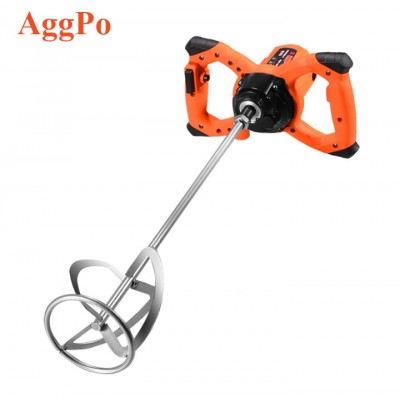 Adjustable 6 Speed Electric Mortar Mixer,Food Paint Concrete Mixer,Handheld Cement Plaster Grout Paint Thinset Stirring Tool